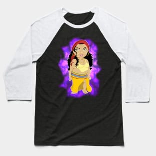 Hippy Girl Baseball T-Shirt